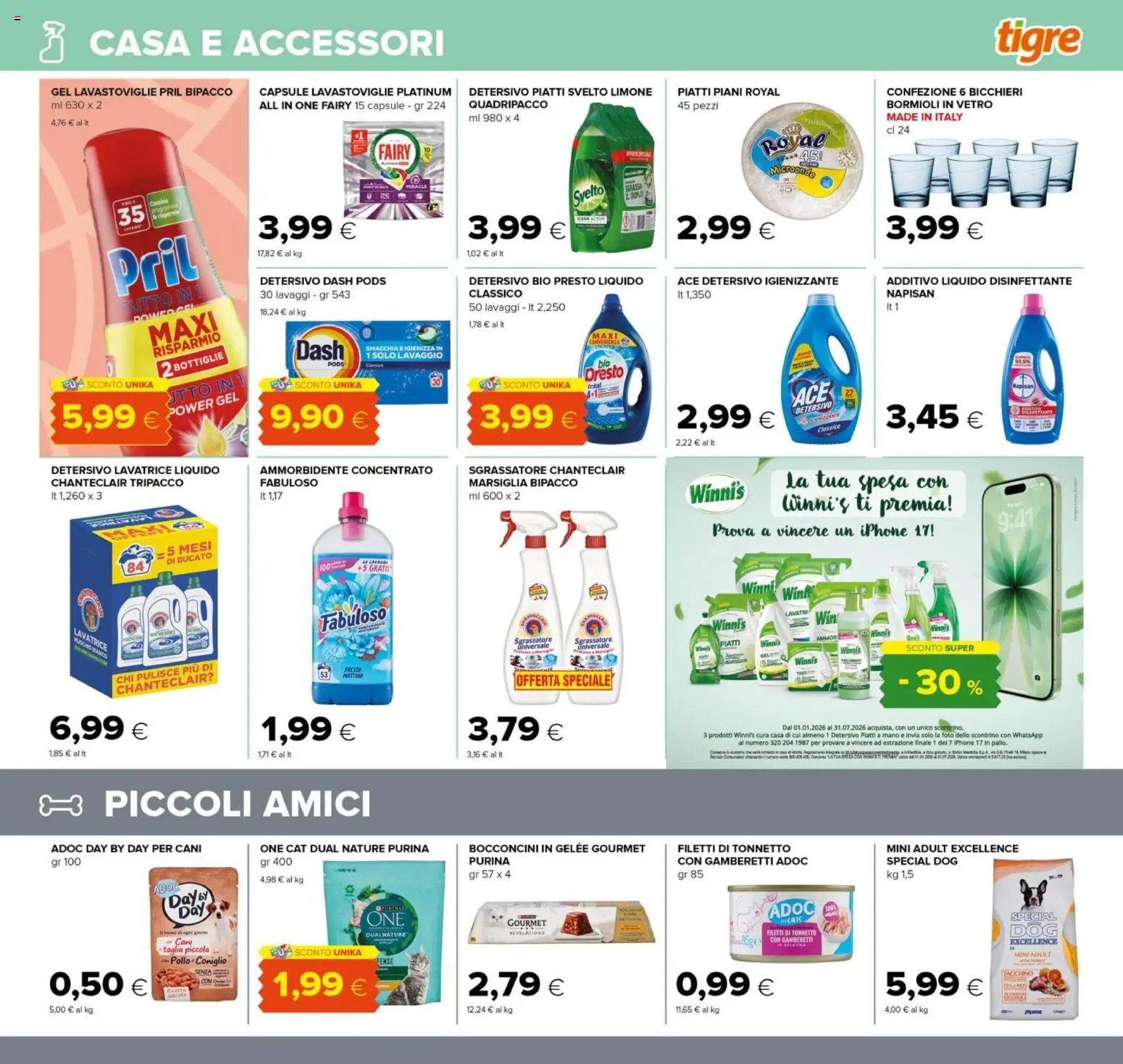 Volantino Tigre del 26.03.2026 | Pagina: 31 | Prodotti: Iphone, Sgrassatore, Tacchino, Limone