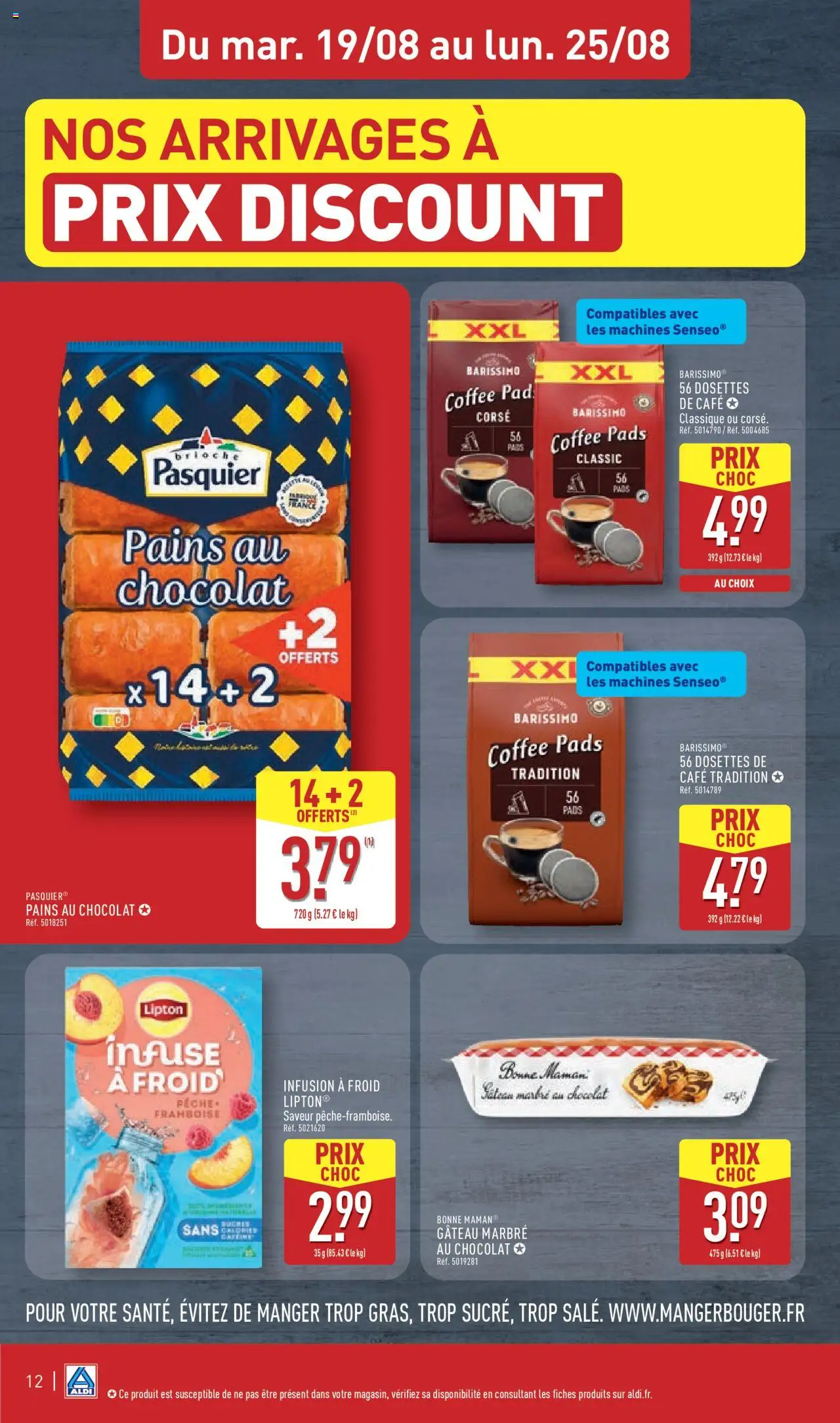  | Page: 14 | Produits: Framboise, Infusion, Café, Chocolat