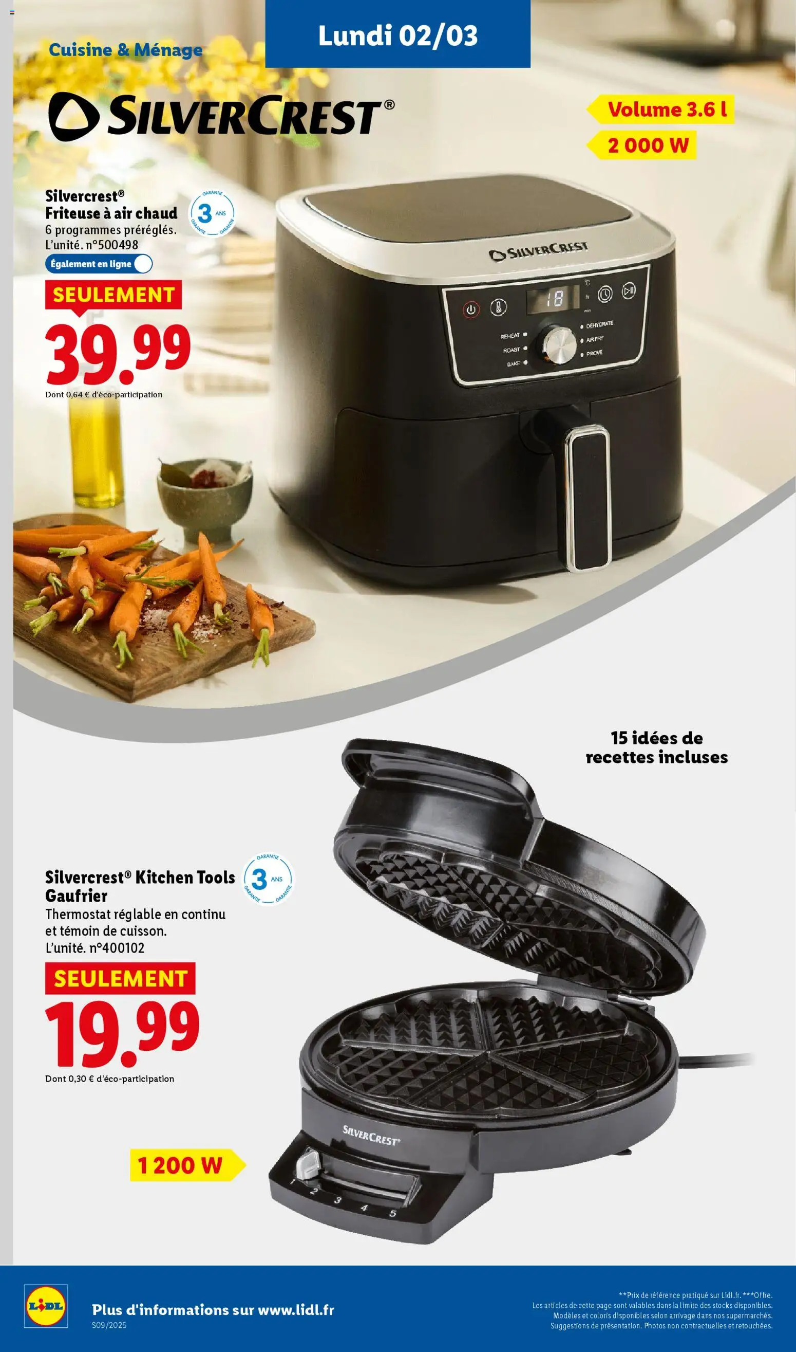 {H1} | Page: 30 | Produits: Friteuse, Gaufrier, Air fryer