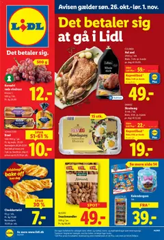 Lidl - Tilbudsavis gyldig fra 26.10.2025
