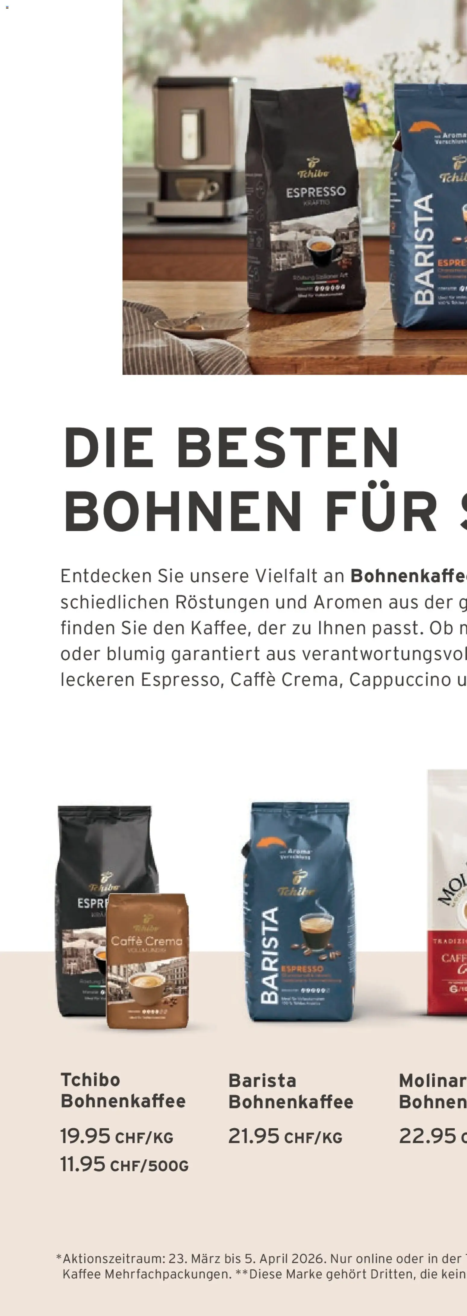 Tchibo aktionen Ein Leben in Balance – gültig ab 24.03.2026 | Seite: 28 | Produkte: Kaffee