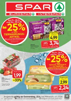 Spar - Flugblatt ab 23.04.2026 gültig