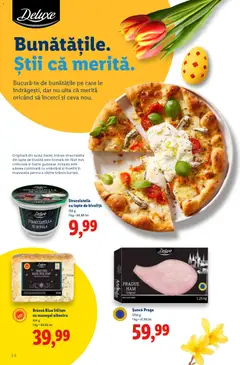 Ofertele Lidl valabile de la 02.03.2026 | Pagină: 20 | Produse: Lapte, Brânză, Șuncă, Smântână