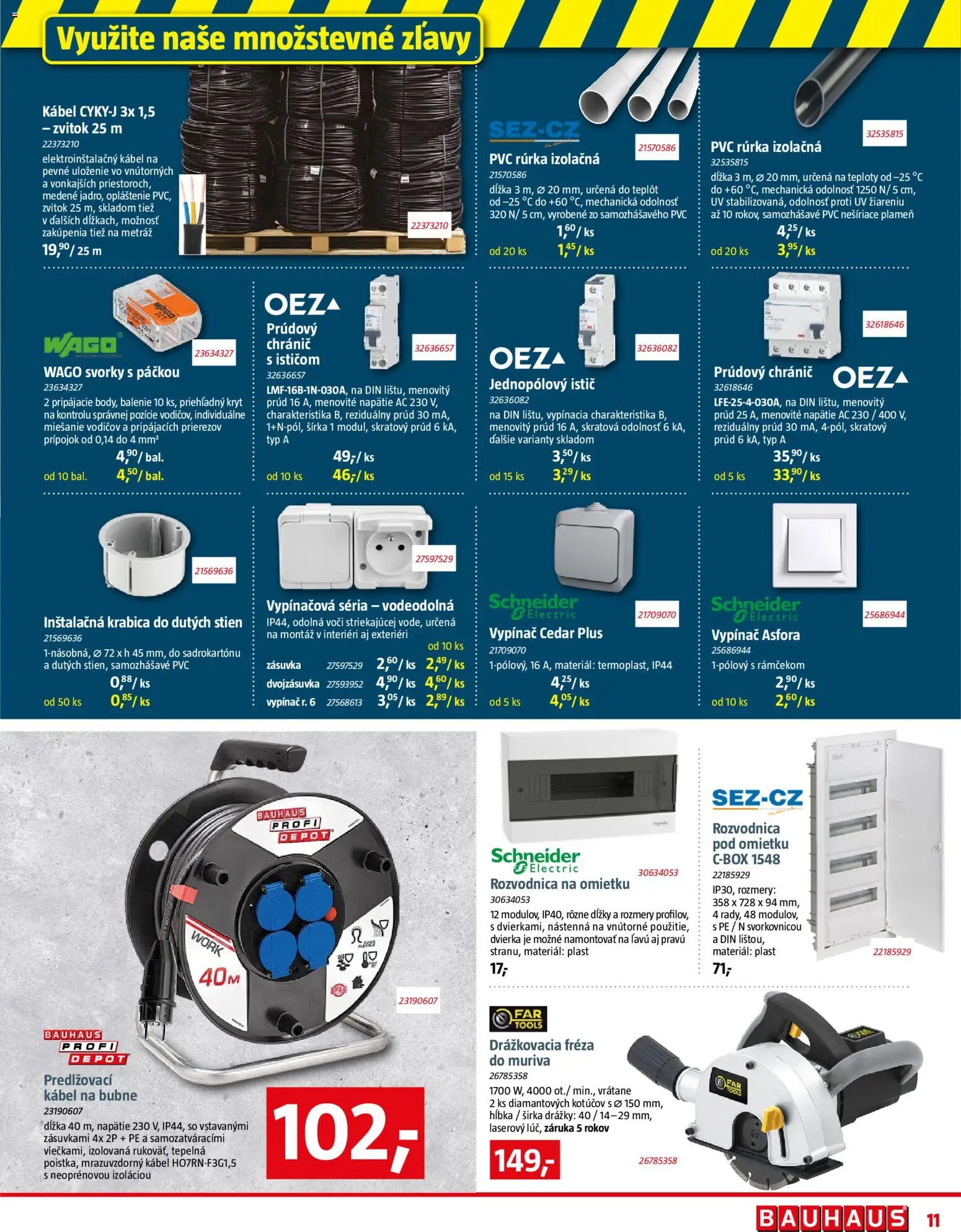Nové Bauhaus akcie – leták je platný od 09.02.2026 | Strana: 11