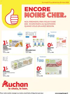 Auchan - Prévisualisation de Auchan Petits prix marque Pouce valide à partir de 17.03.2026