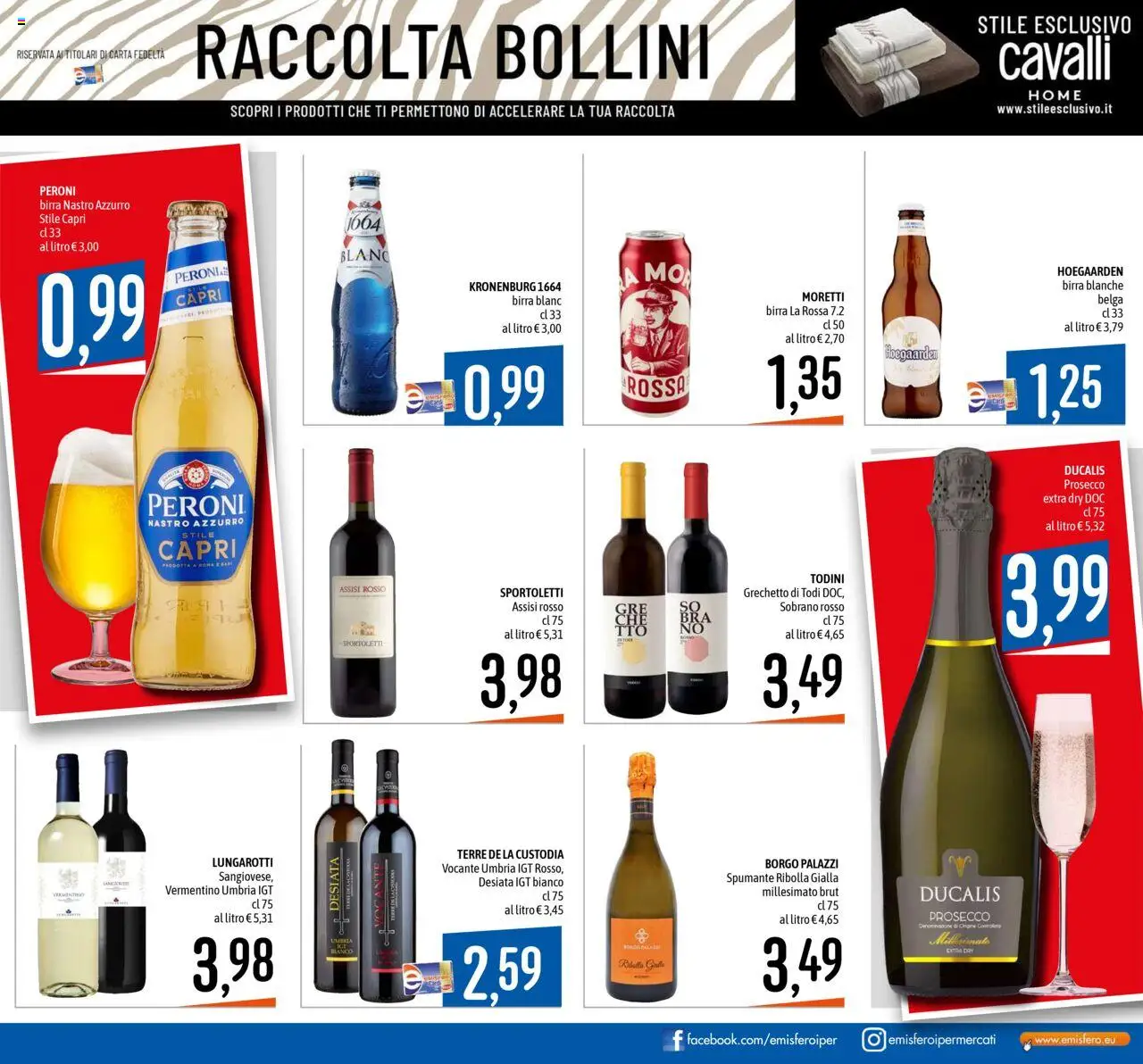 Volantino Emisfero del 07.08.2025 | Pagina: 7 | Prodotti: Birra, Prosecco, Spumante