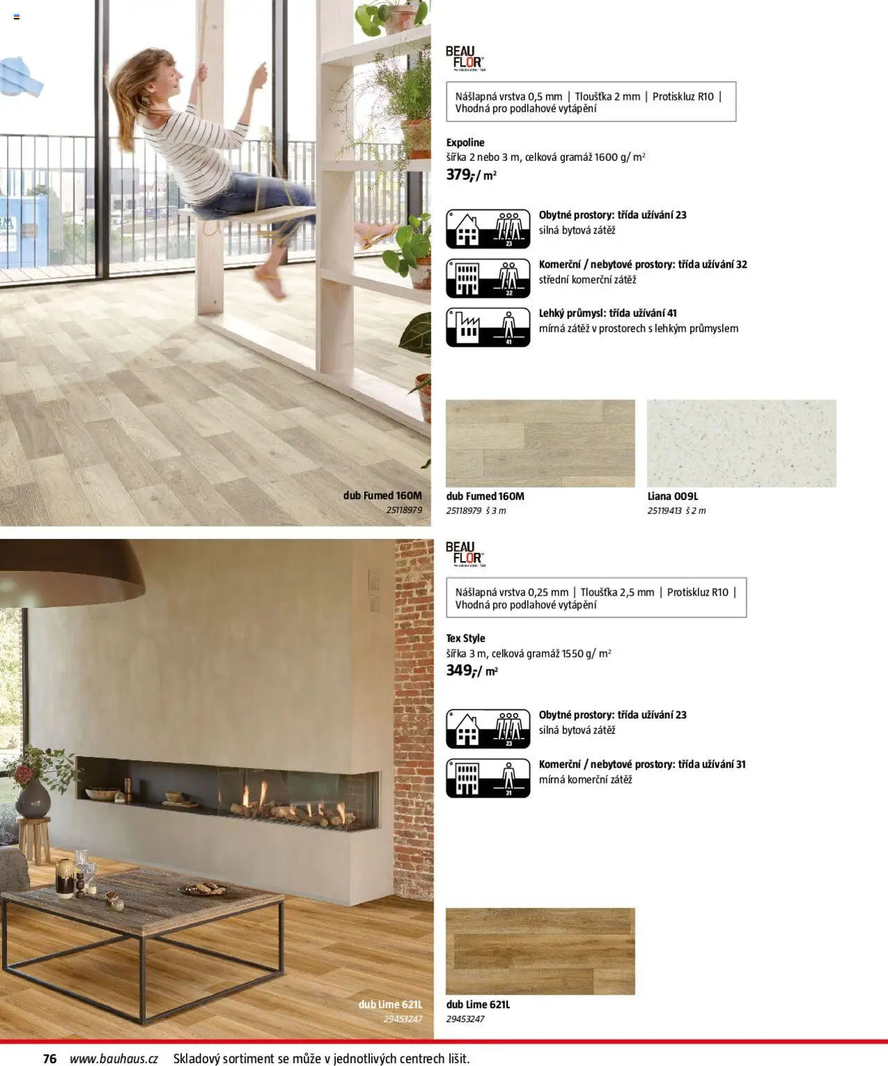 Bauhaus katalog Podlahové krytiny od 01.08.2025 | Strana: 76