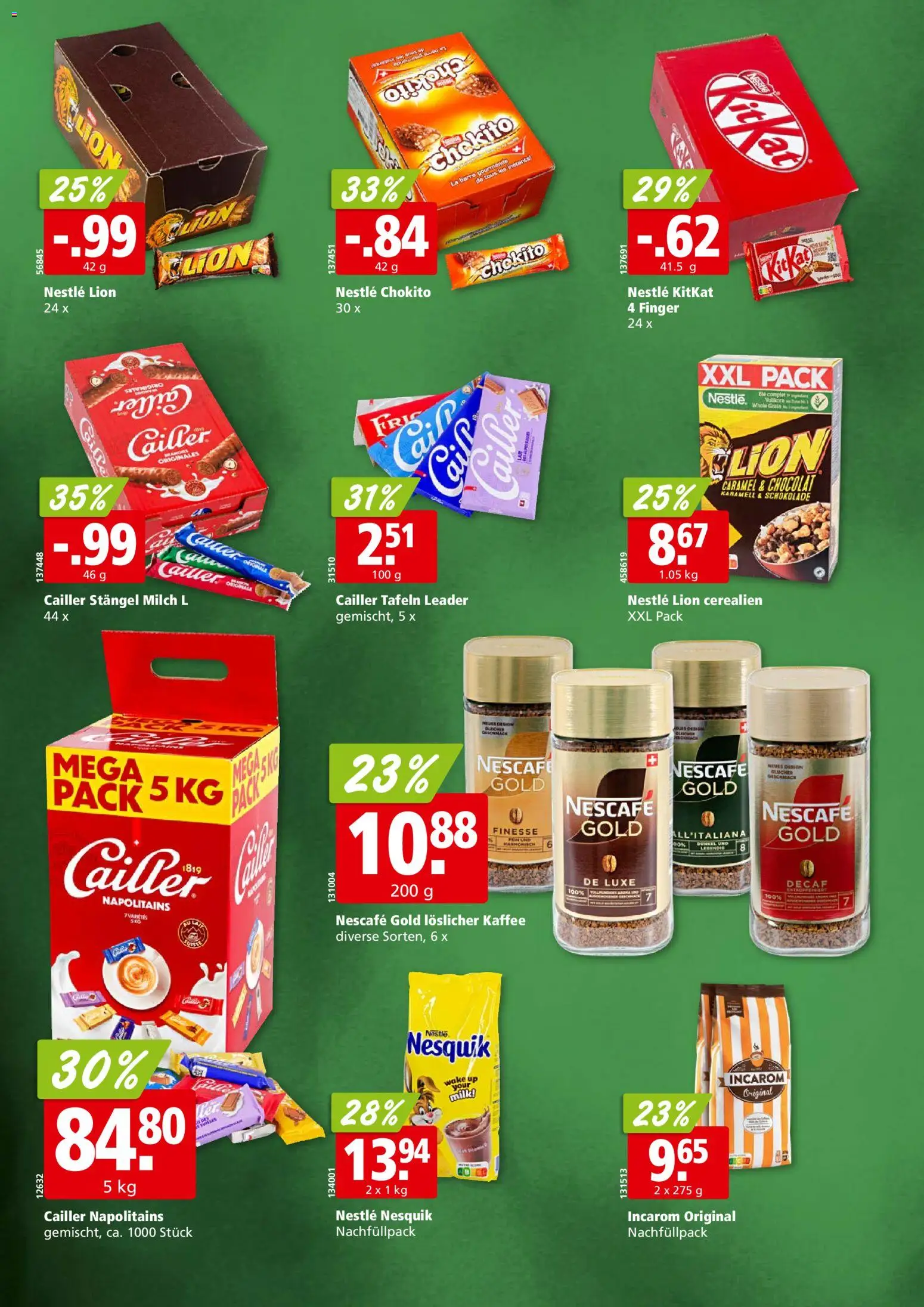 Aligro Aktionen Phänomenal Chavannes, Matran, Genf, Sitten – gültig ab 26.01.2026 | Seite: 2 | Produkte: Milch, Kaffee, Schokolade