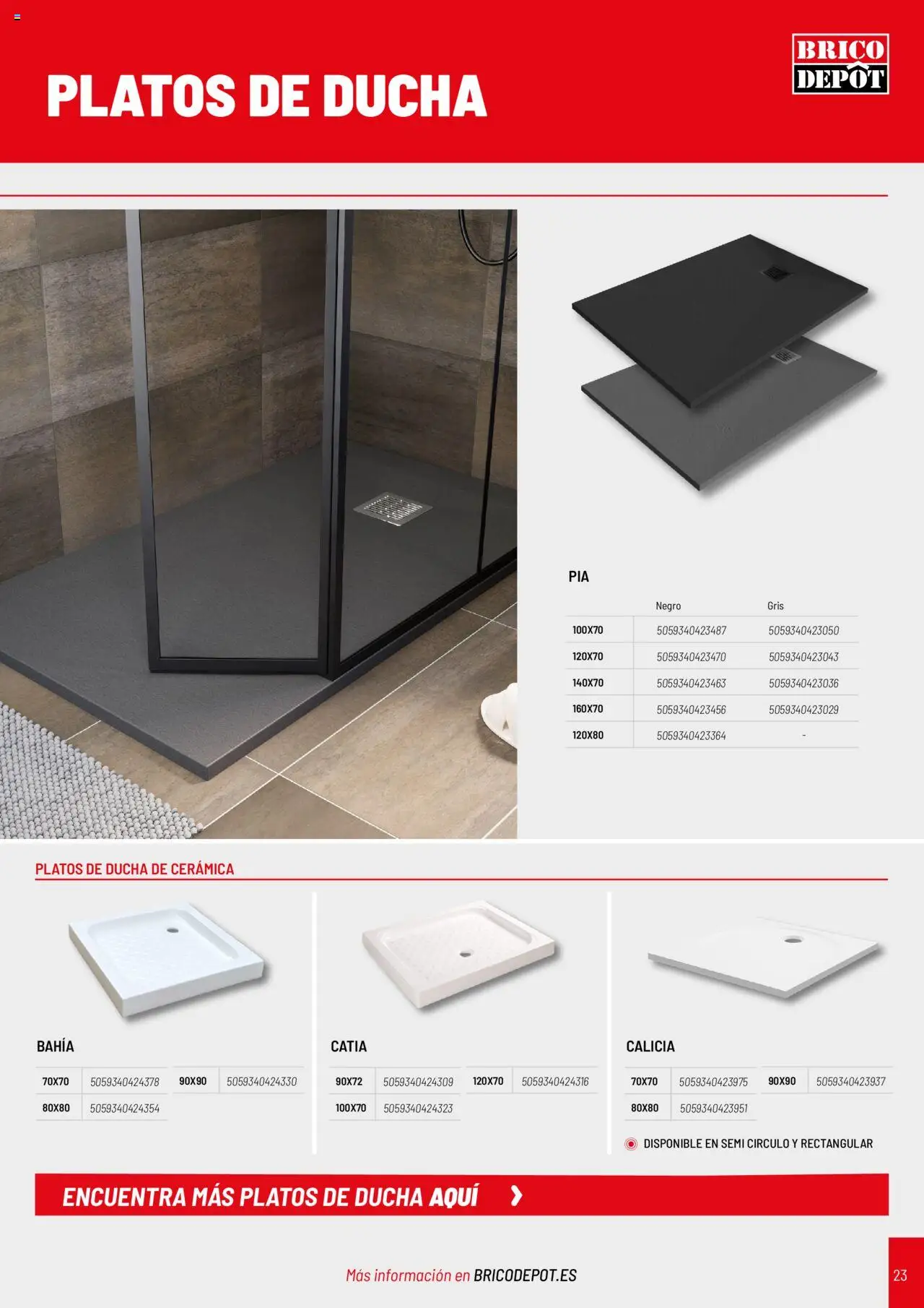 Brico Depôt Baňos │ válido desde el 17.07.2024 | Página: 23 | Productos: Ducha