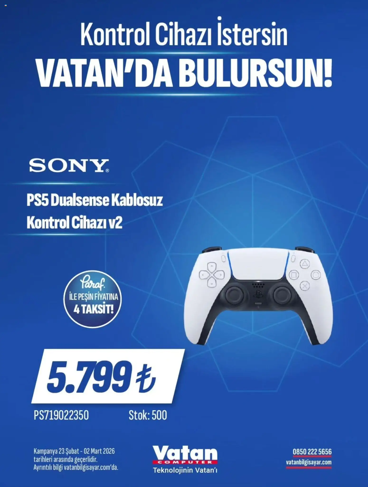 Vatan Bilgisayar İndirim - 23.02.2026 tarihinden itibaren geçerlidir | Sayfa: 15
