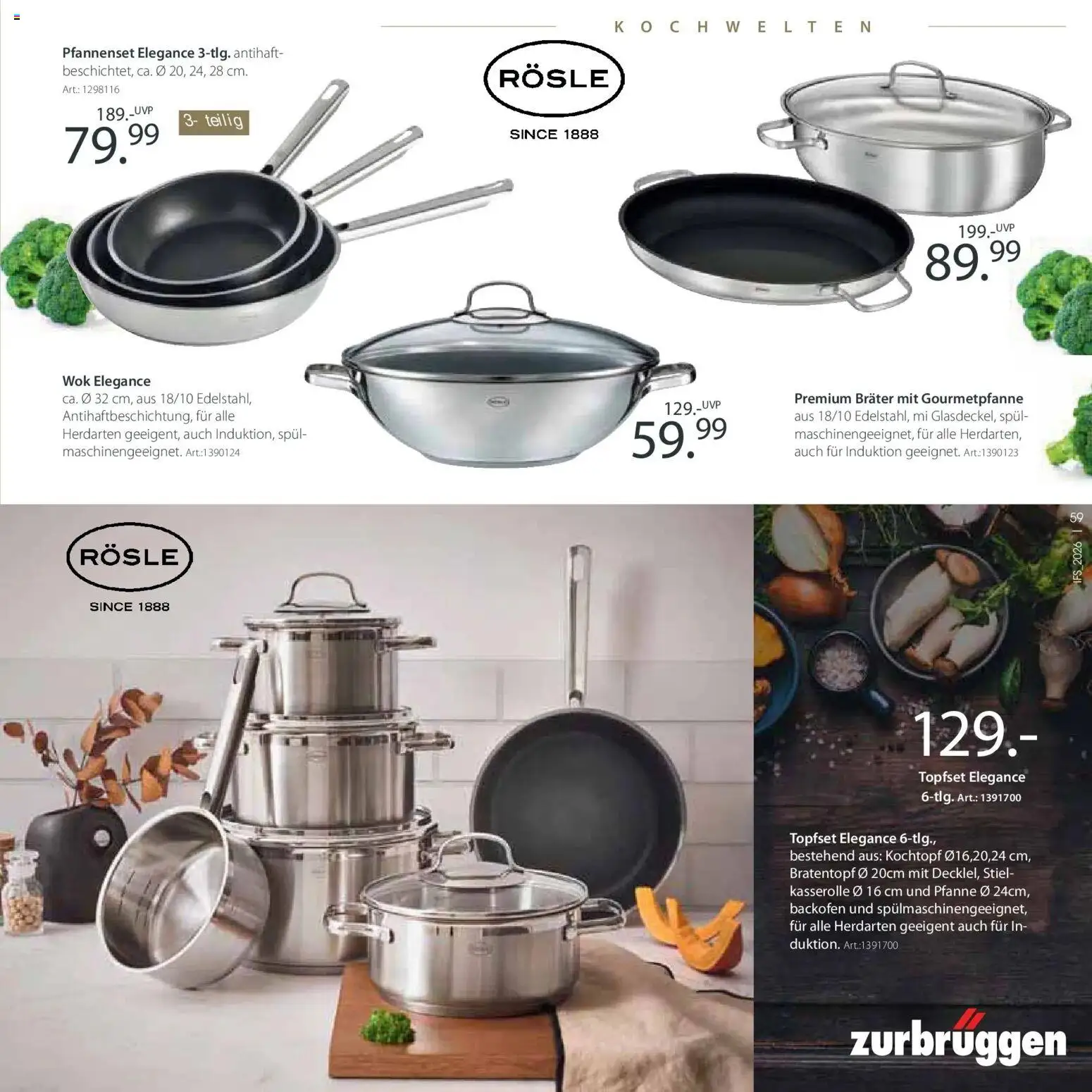 Zurbrüggen Frühlings-Boten für dein zuhause – gültig ab 14.04.2026 | Seite: 57 | Produkte: Backofen, Wok