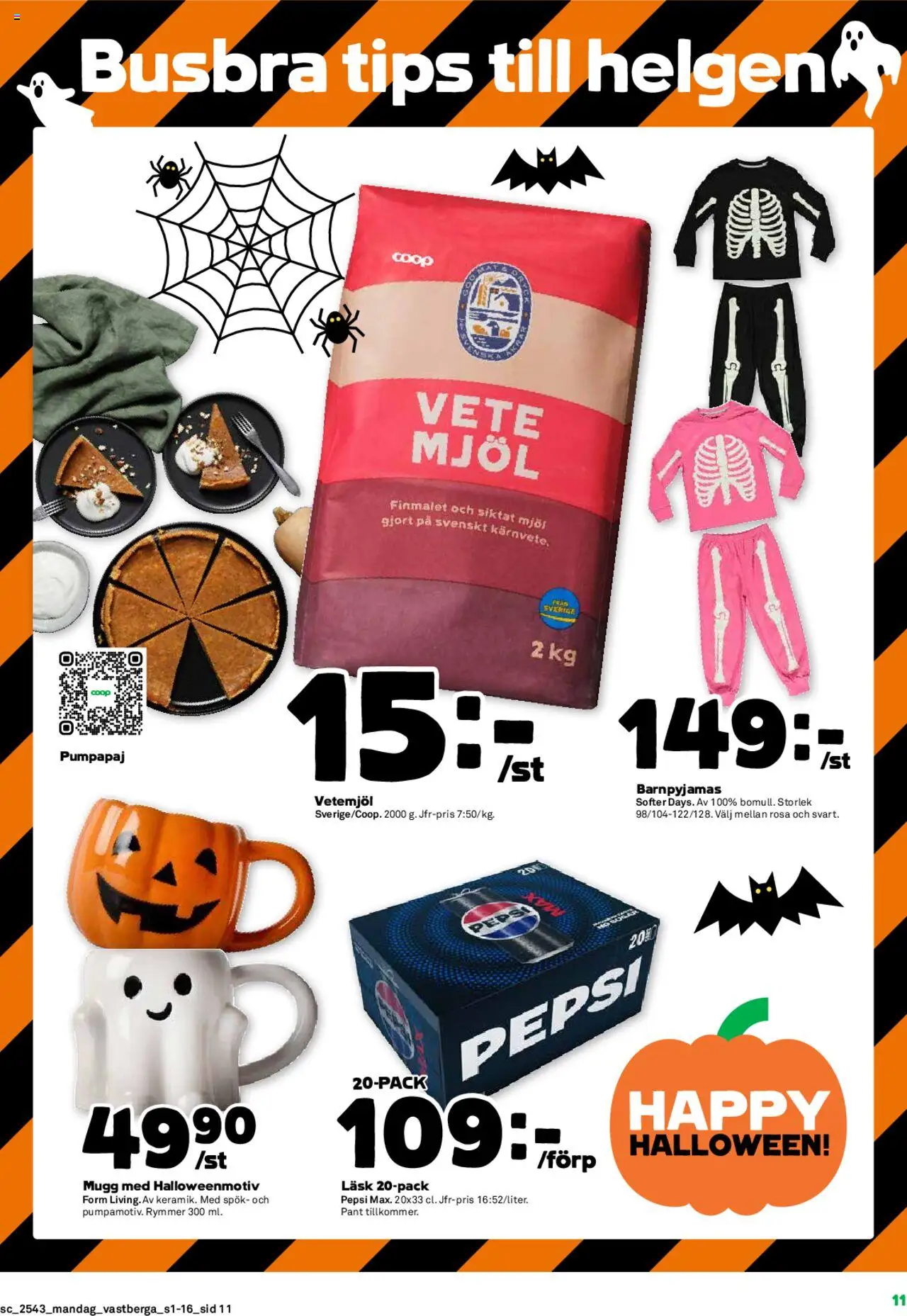 Coop Forum reklamblad aktuell från 20.10.2025 | Sida: 11 | Produkter: Pepsi