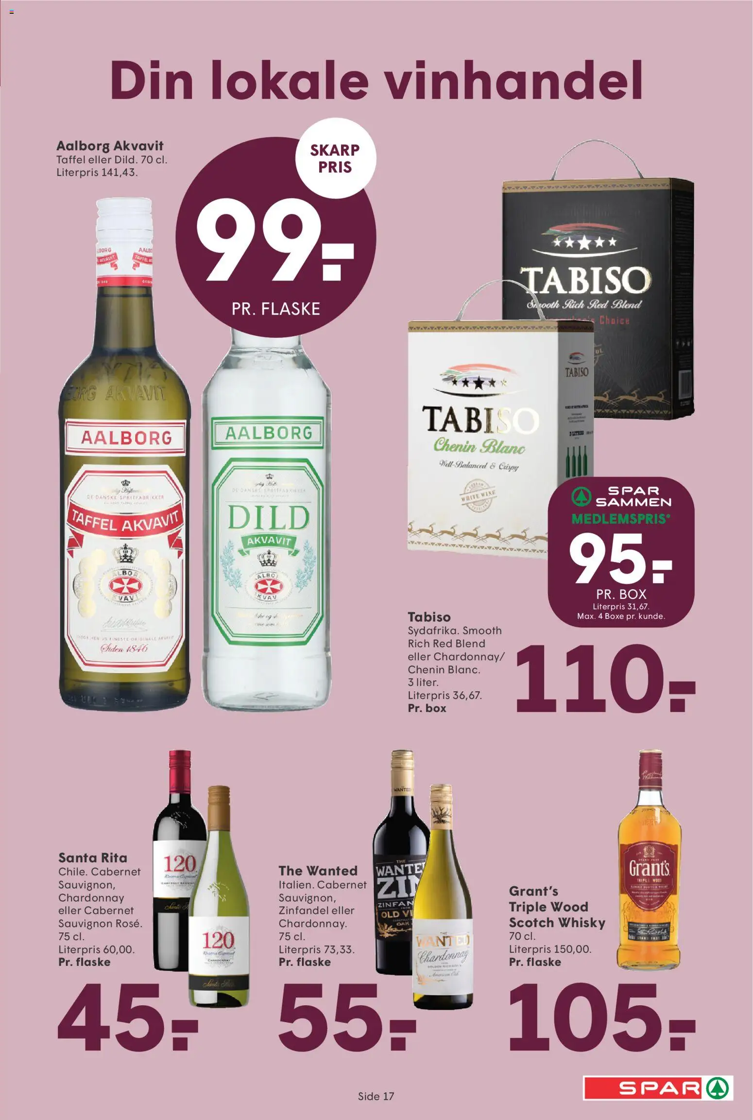 Spar tilbudsavis – gyldig fra 07.11.2025 | Side: 18 | Produkter: Whisky, Dild