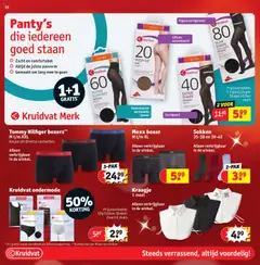 Tommy Hilfiger boxers**, M t/m XXL, Keuze uit diverse varianten. Alleen verkrijgbaar in de winkel. - Voorbeeld van een folder van Kruidvat, geldig van 16.12.2025 | Pagina: 60 | Producten: Slip, Boxers, Kan, Sokken