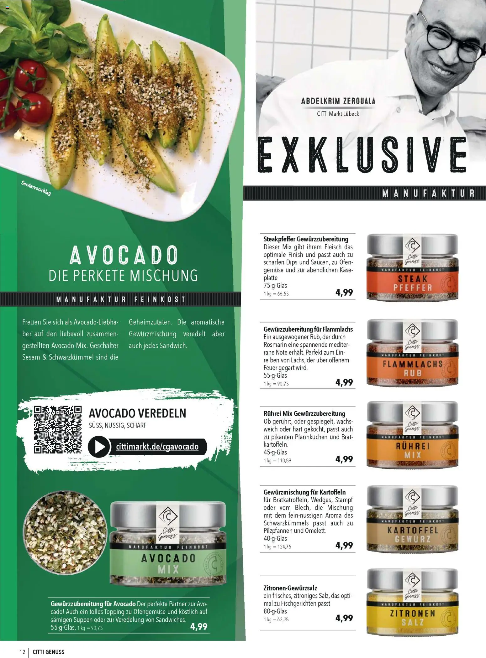 CITTI Markt CITTI Genuss – gültig ab 01.04.2026 | Seite: 12 | Produkte: Pfannkuchen, Kartoffeln, Pfeffer, Fleisch