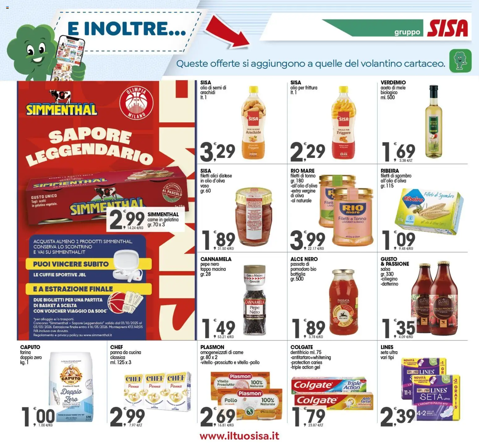 Volantino SISA del 14.11.2025 | Pagina: 14 | Prodotti: Pollo, Olio, Farina, Aceto