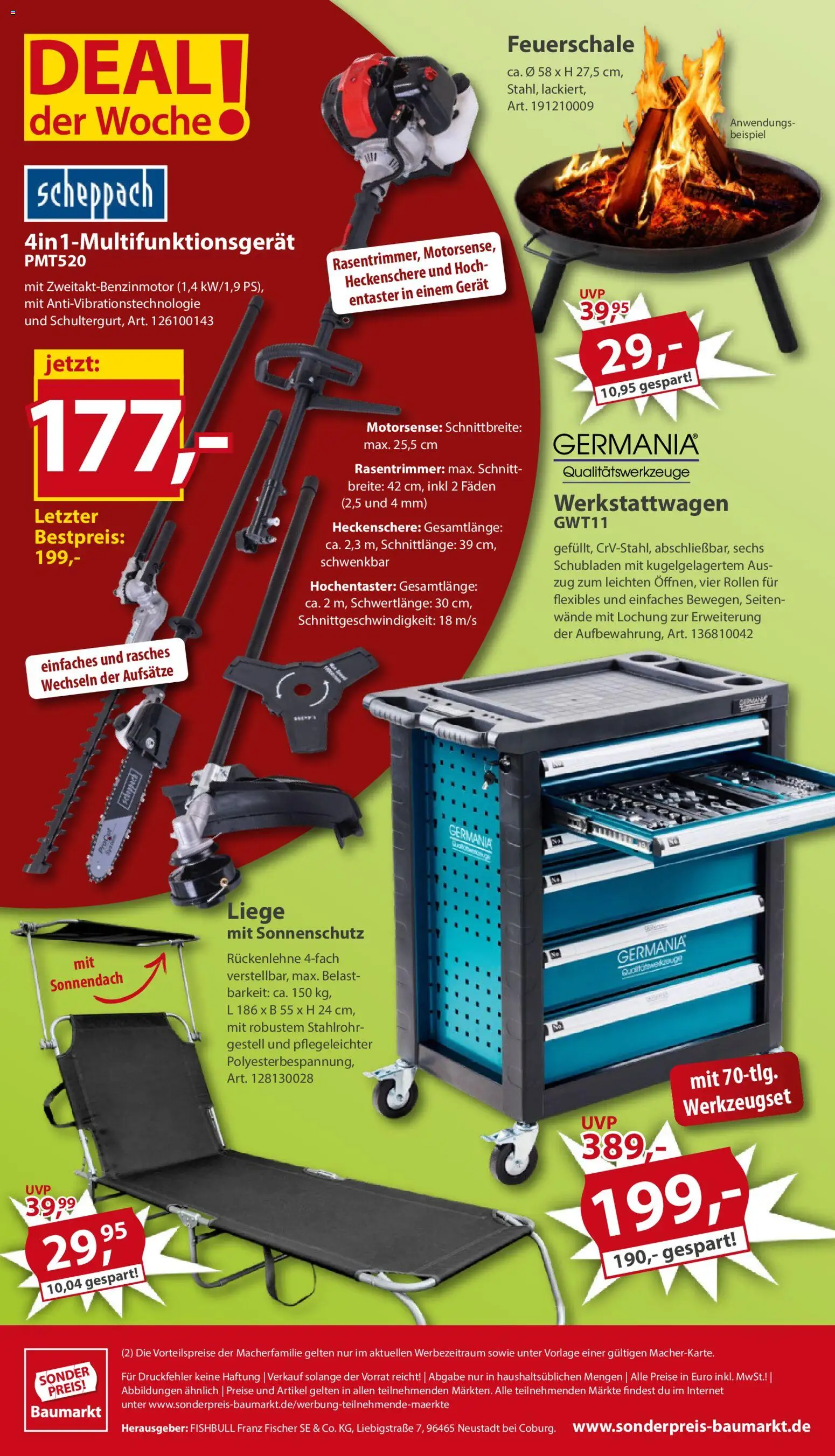 Sonderpreis Baumarkt Prospekt 	 – gültig ab 18.04.2026 | Seite: 20 | Produkte: Liege