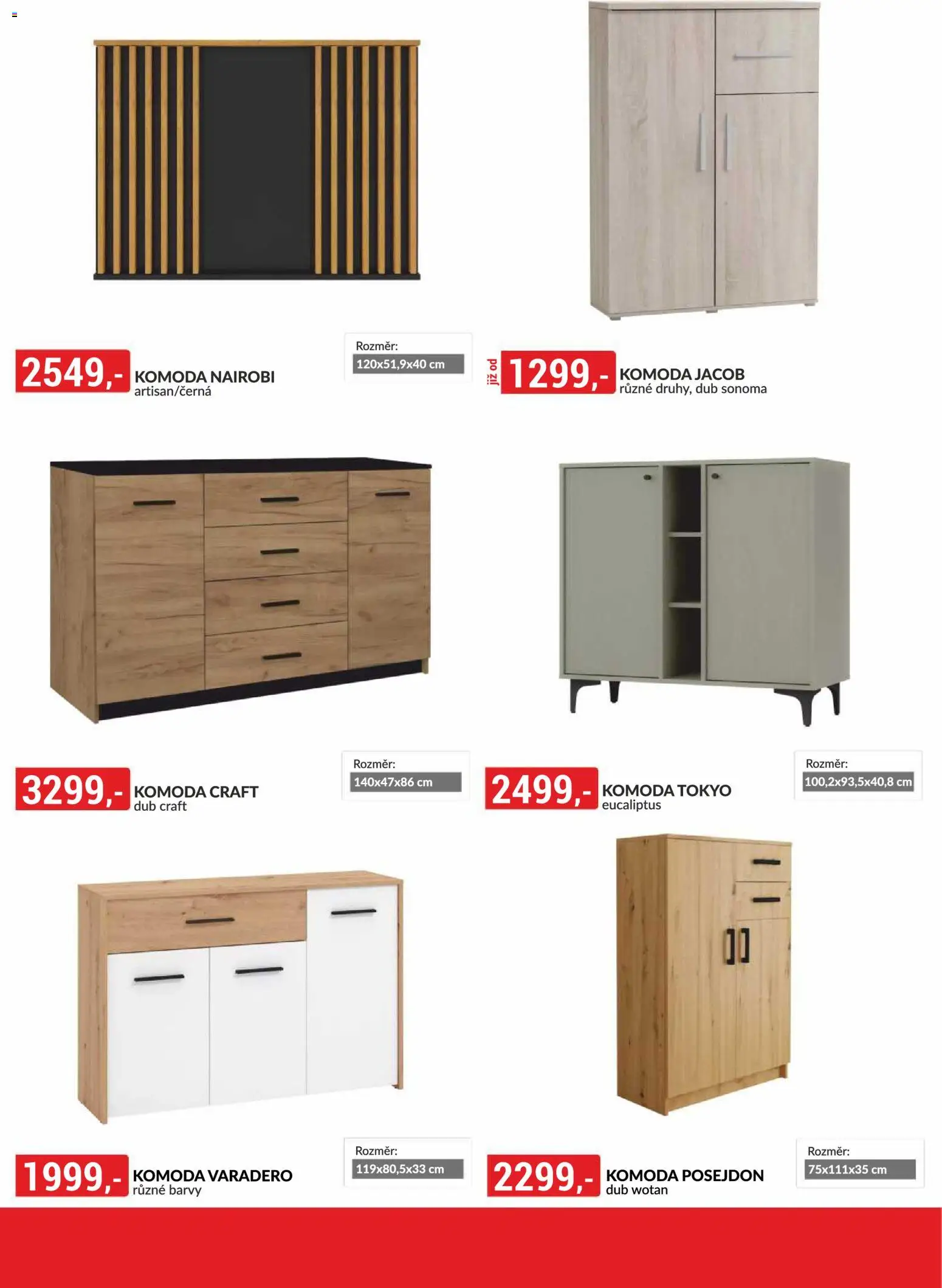 BAUMAX leták - Zařiďte si bydlení od 01.01.2026 | Strana: 15 | Produkty: Komoda, Barvy