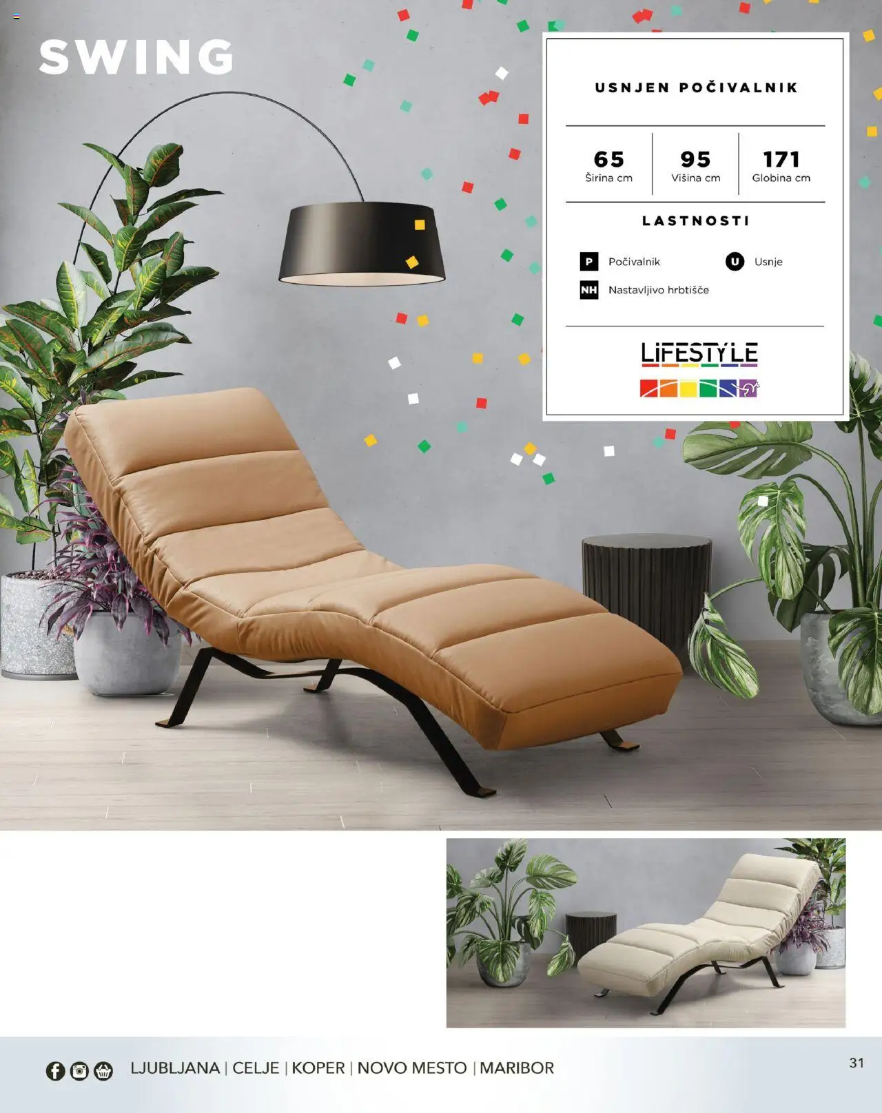 Harvey Norman - Katalog - Udobna praznična ponudba - Počivalniki & masažni stoli │ velja od 22.12.2022 | Stran: 31