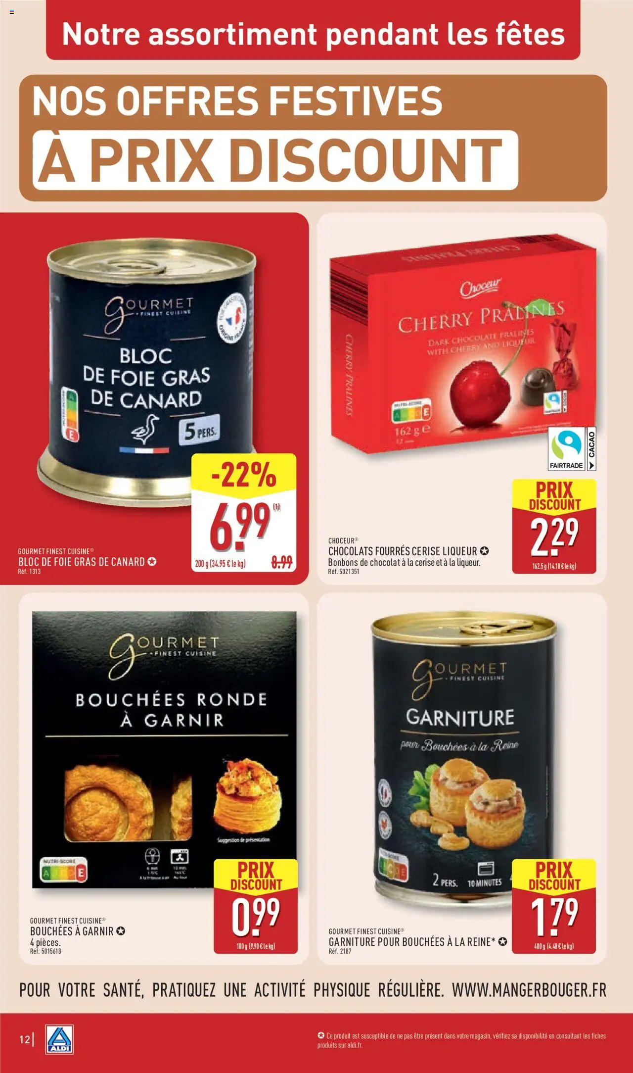 {H1} | Page: 16 | Produits: Liqueur, Bloc de foie gras, Chocolat, Bonbons