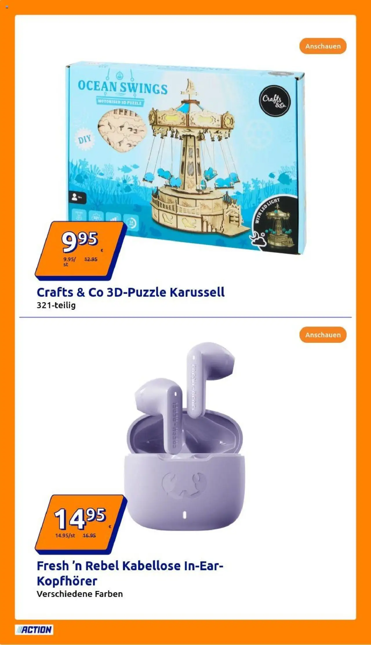 Action Flugblatt gültig ab 30.07.2025 | Seite: 2 | Produkte: Kopfhörer