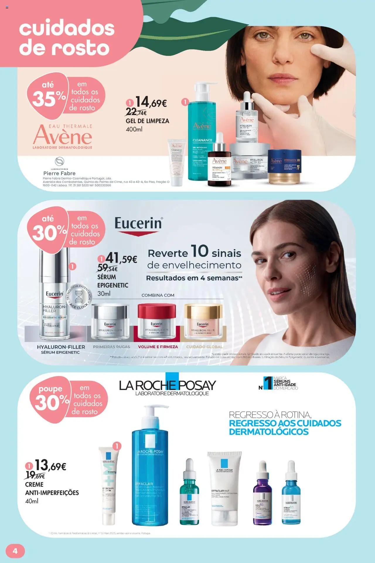 Pingo Doce - Bem Estar Especial Beleza Lojas │ válido de 23.09.2025 | Página: 4 | Produtos: Sérum, Pá, Creme, Gel de limpeza