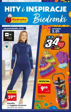 Pogląd oferty "Biedronka gazetka - Hity i inspiracje" - ważna od 29.12.2025
