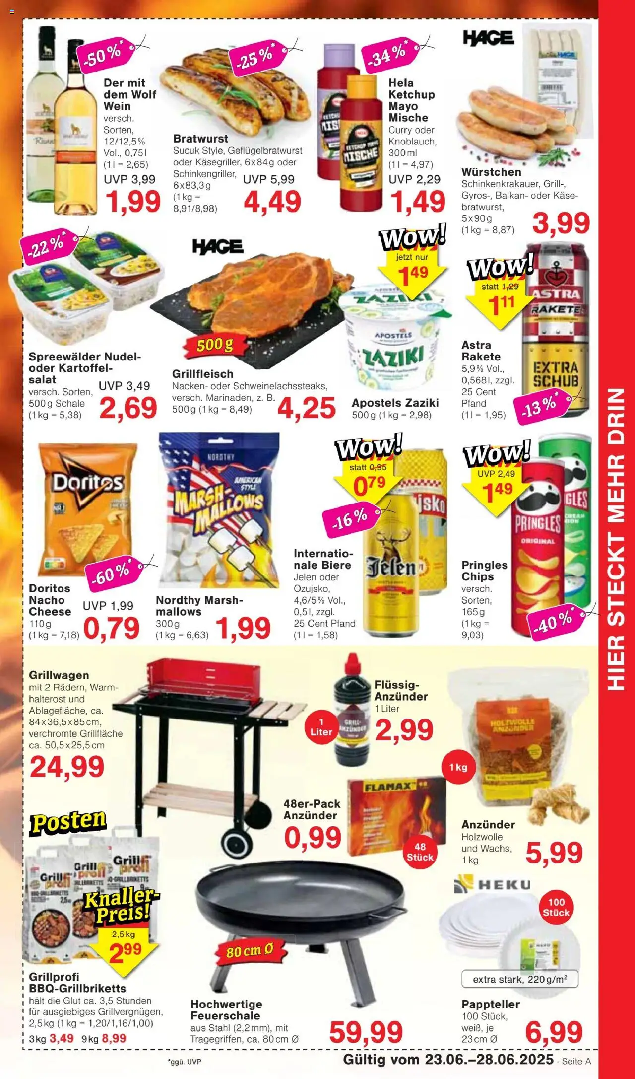 Jawoll Prospekt - gültig ab dem 23.06.2025 | Seite: 5 | Produkte: Astra rakete, Grillfleisch, Wein, Salat