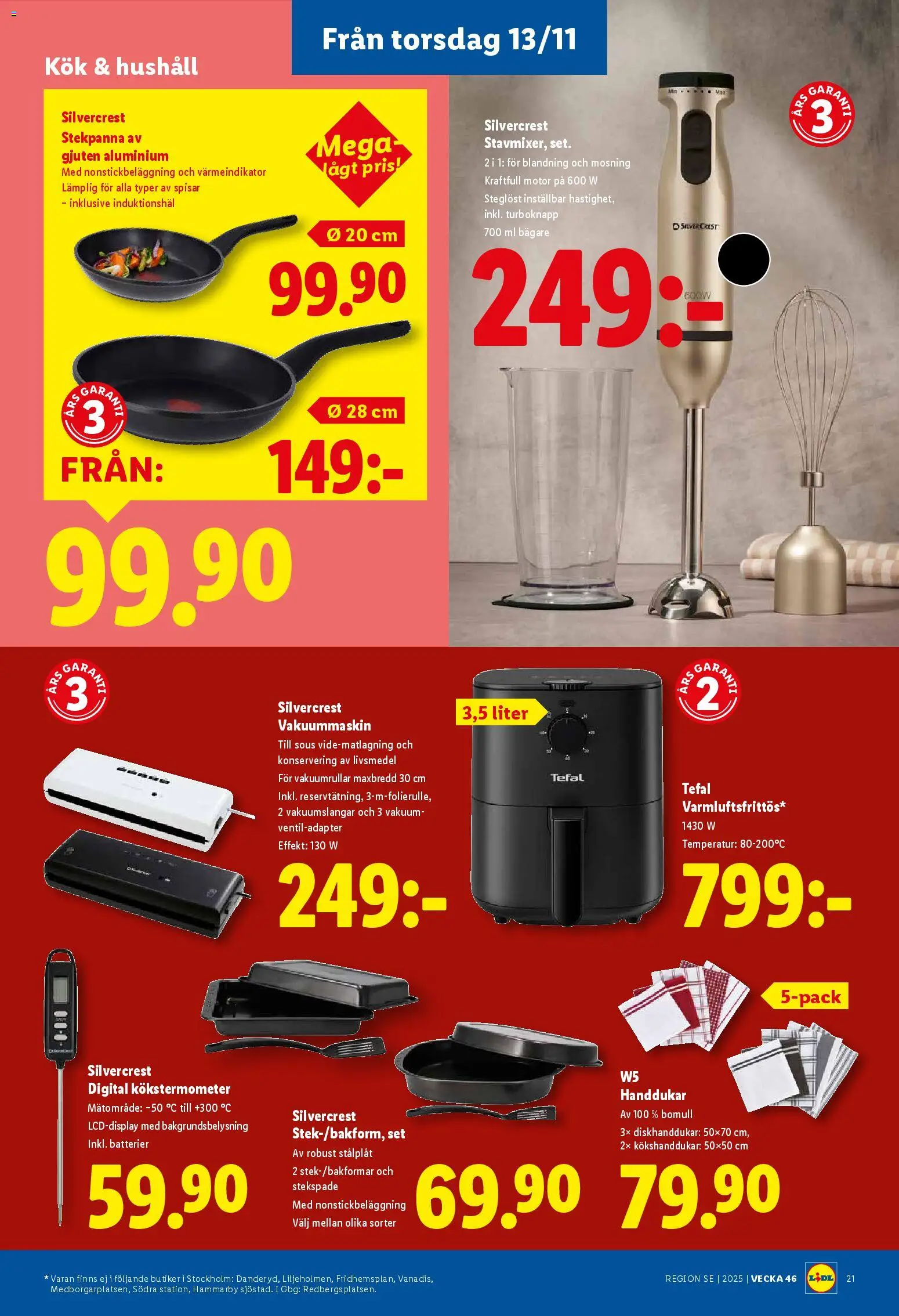 Lidl reklamblad aktuell från 10.11.2025 | Sida: 24 | Produkter: Batterier, Set, Vakuummaskin, Stekpanna