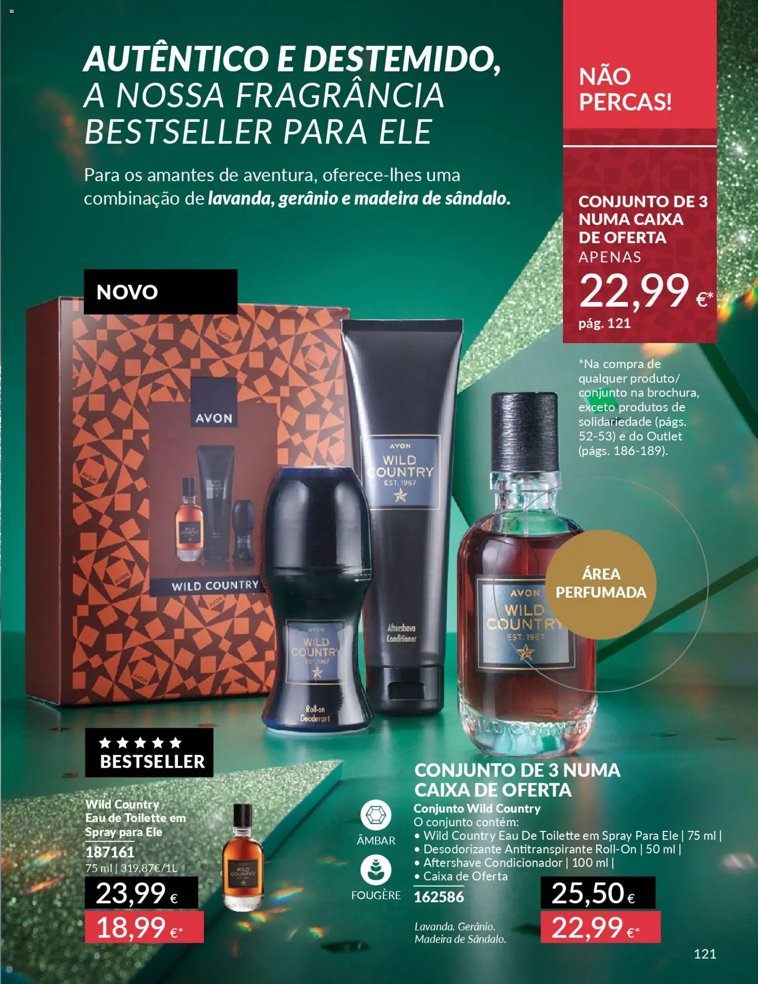 Catálogo Avon Campanha 12 │ válido de 01.12.2025 | Página: 121 | Produtos: Aftershave, Fragrância, Eau de toilette, Caixa