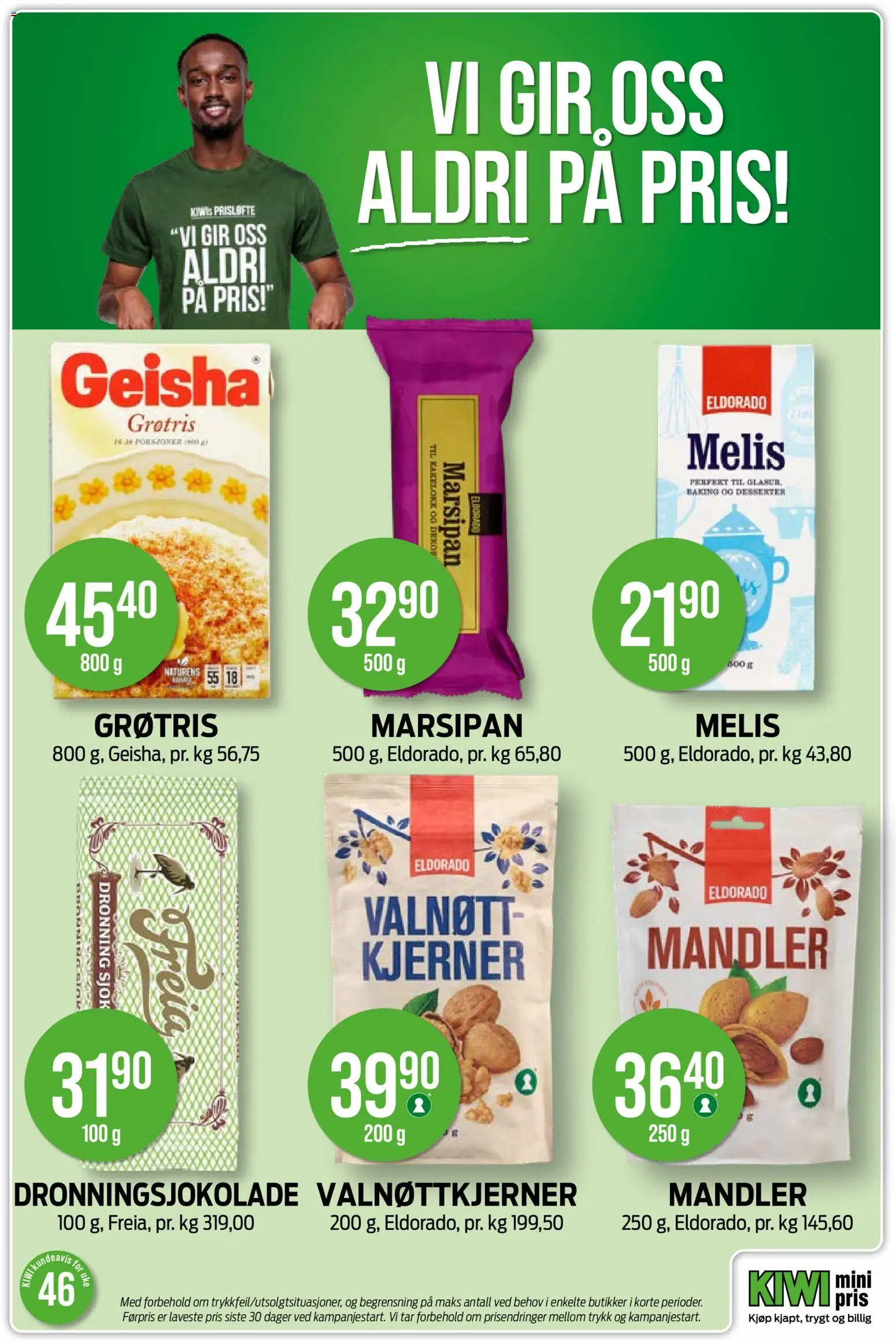 {H1} | Side: 30 | Produkter: Датчик руху, Biltong knife, Grøtris, Marsipan