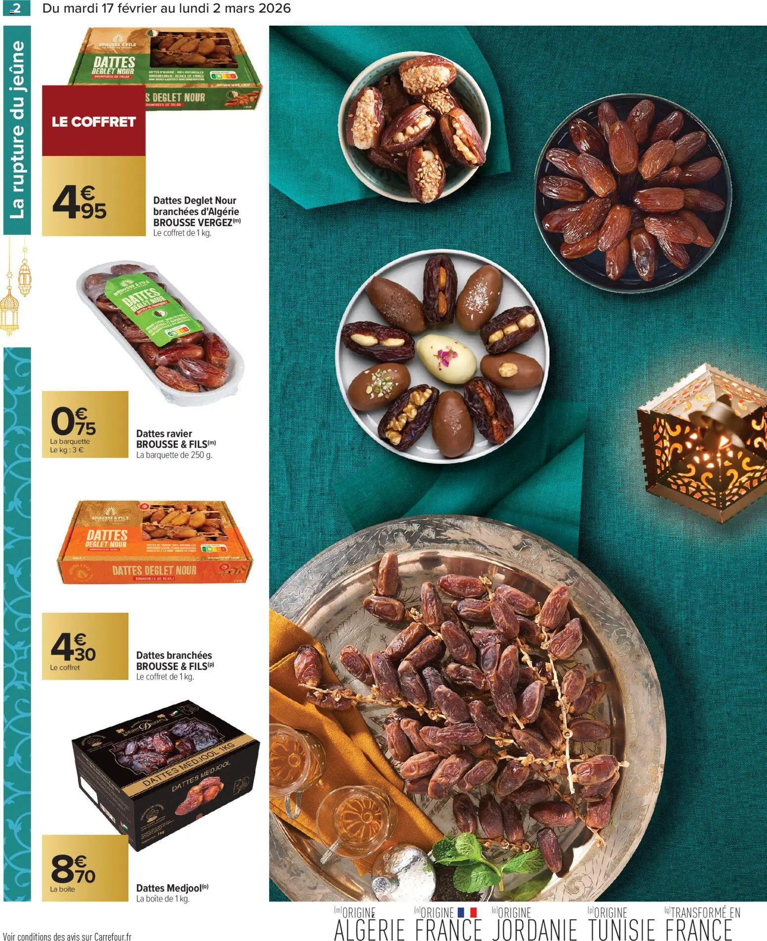 {H1} | Page: 2 | Produits: Dattes, Mousse