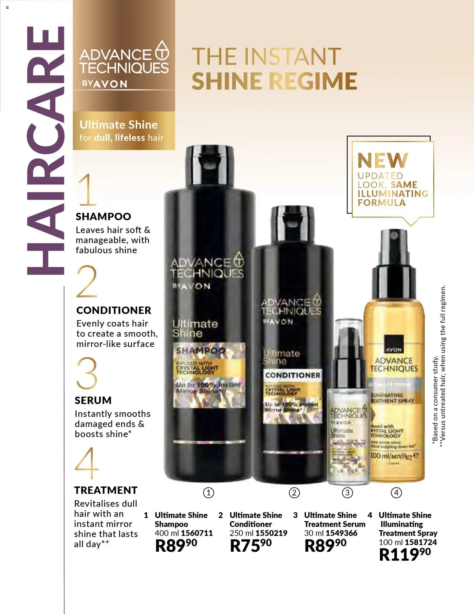 New Avon catalogue – valid from 01.12.2025 | Page: 164 | Products: Serum, Light, Shampoo, Conditioner