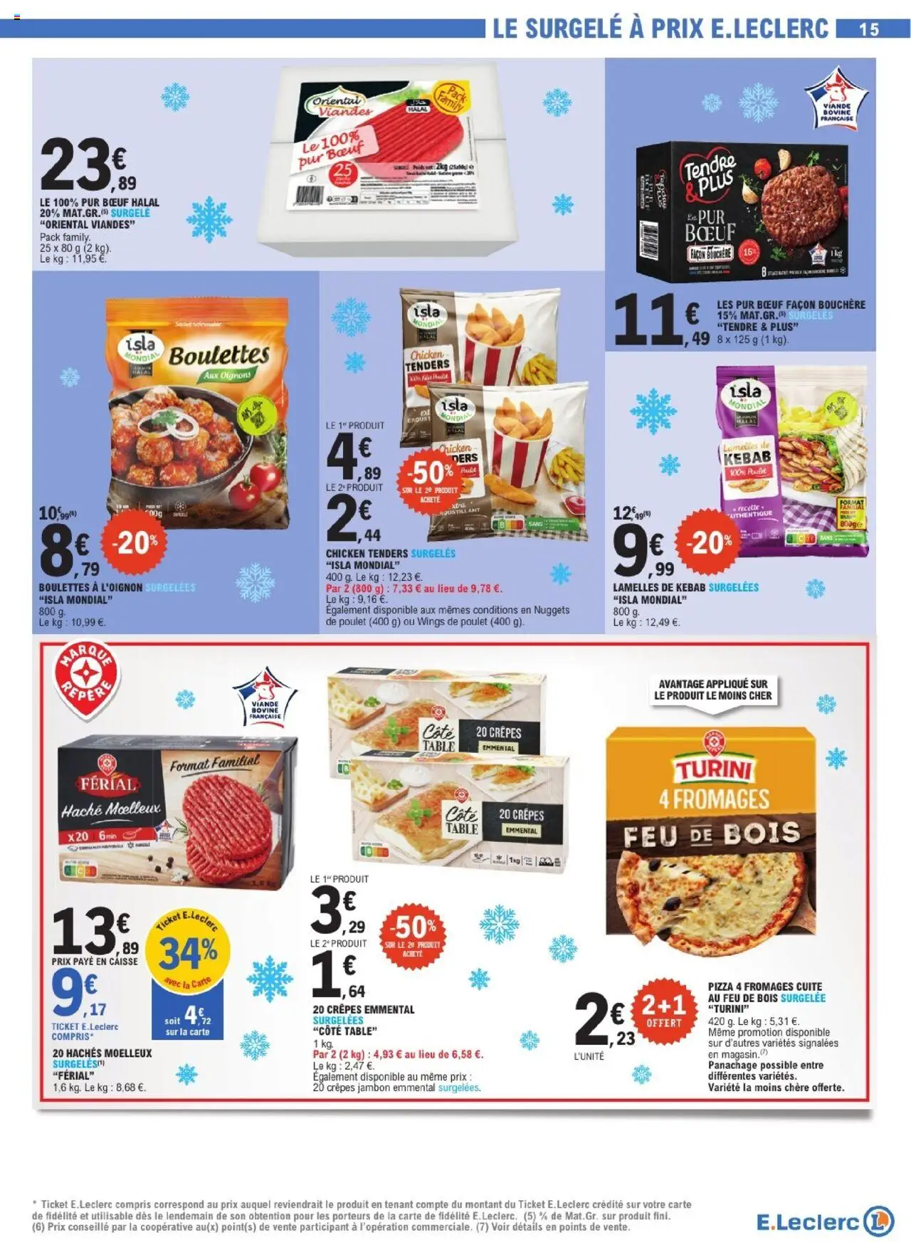  | Page: 15 | Produits: Table, Jambon, Viande, Pizza