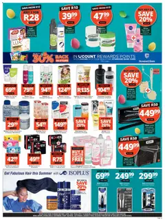 Checkers specials catalogue – valid from 23.03.2026 | Page: 15 | Products: Pads, Oil, Body cream, Deodorant