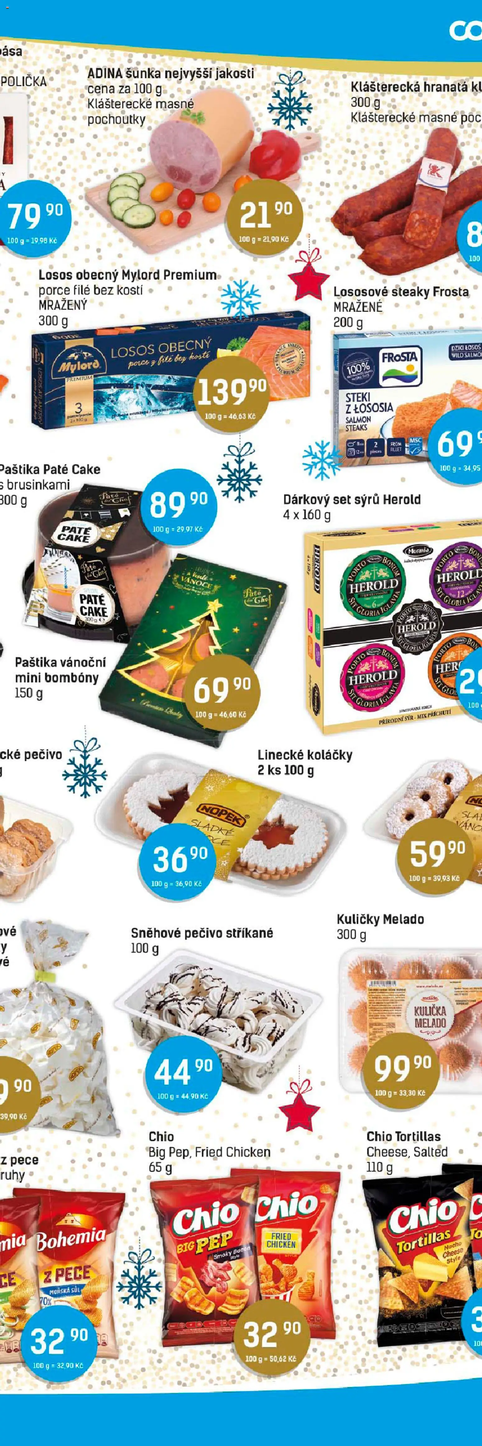 Konzum leták od 10.12.2025 | Strana: 3 | Produkty: Polička, Sýr, Kuličky, Paštika