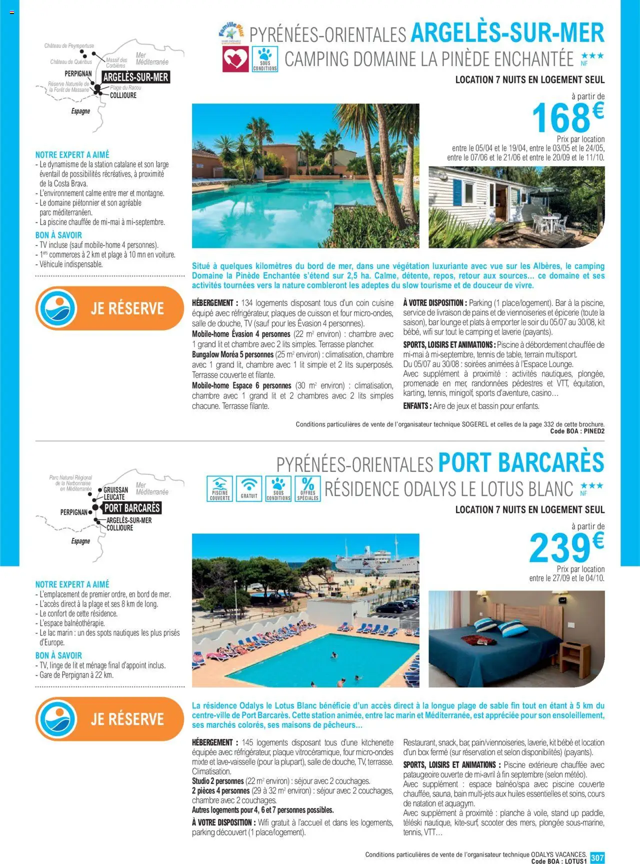  | Page: 307 | Produits: Éventail, Prises, Viennoiseries, Jeux