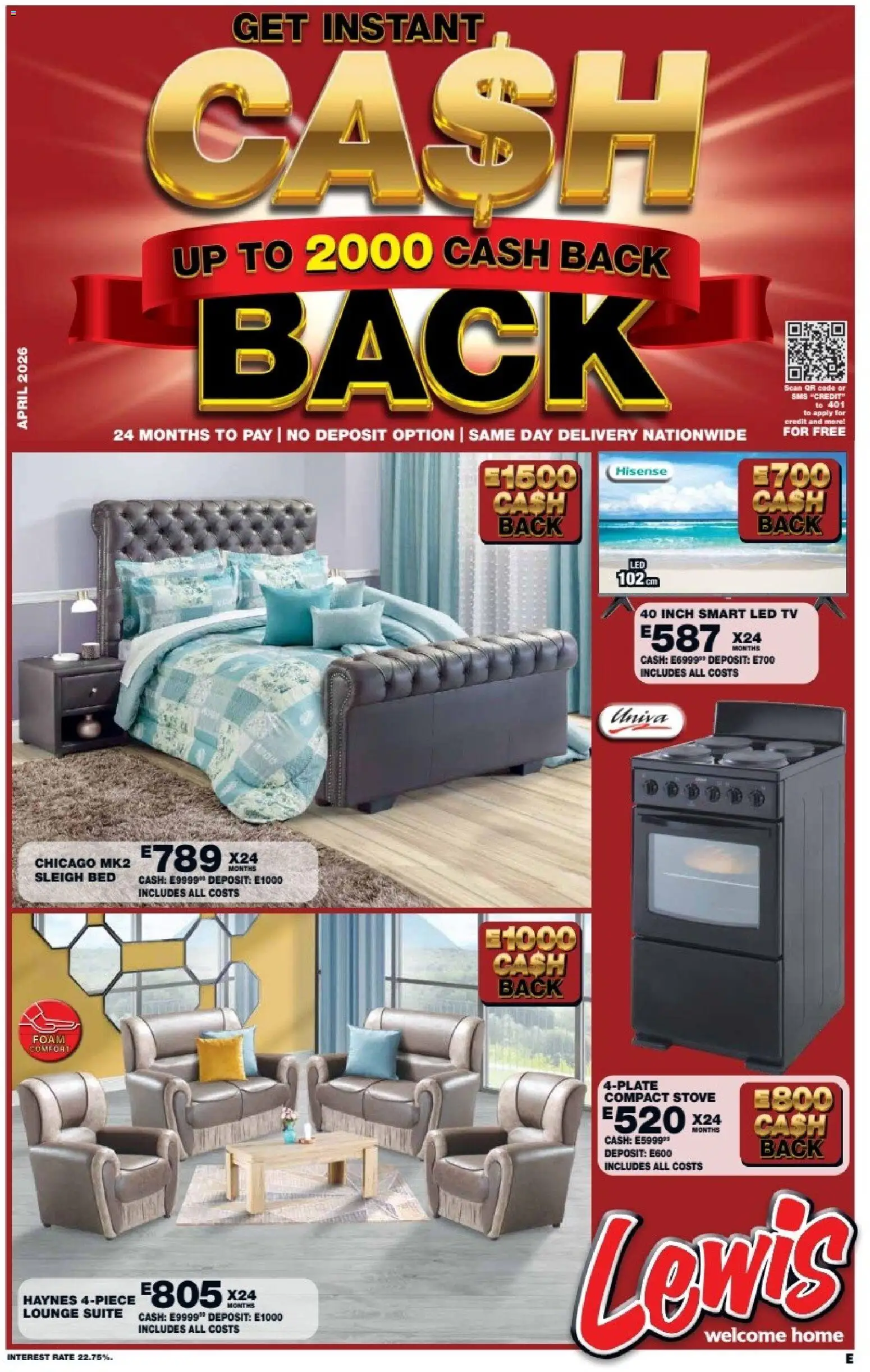 New Lewis Stores catalogue – valid from 13.04.2026 | Page: 1