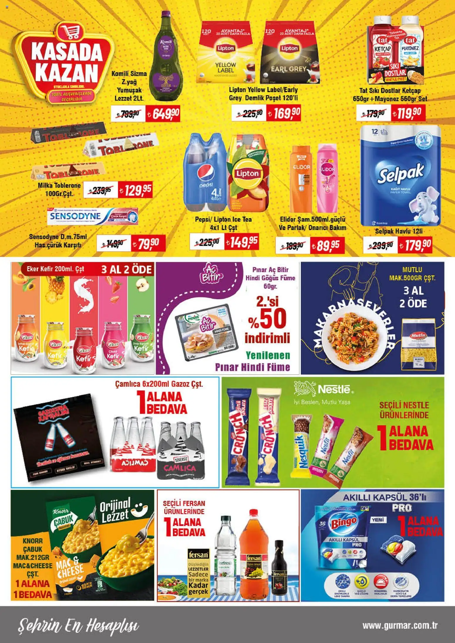 Gürmar - Katalog - 16.12.2025 tarihinden itibaren geçerlidir | Sayfa: 2 | Ürünler: Ketçap, Mayonez, Hindi göğüs, Demlik