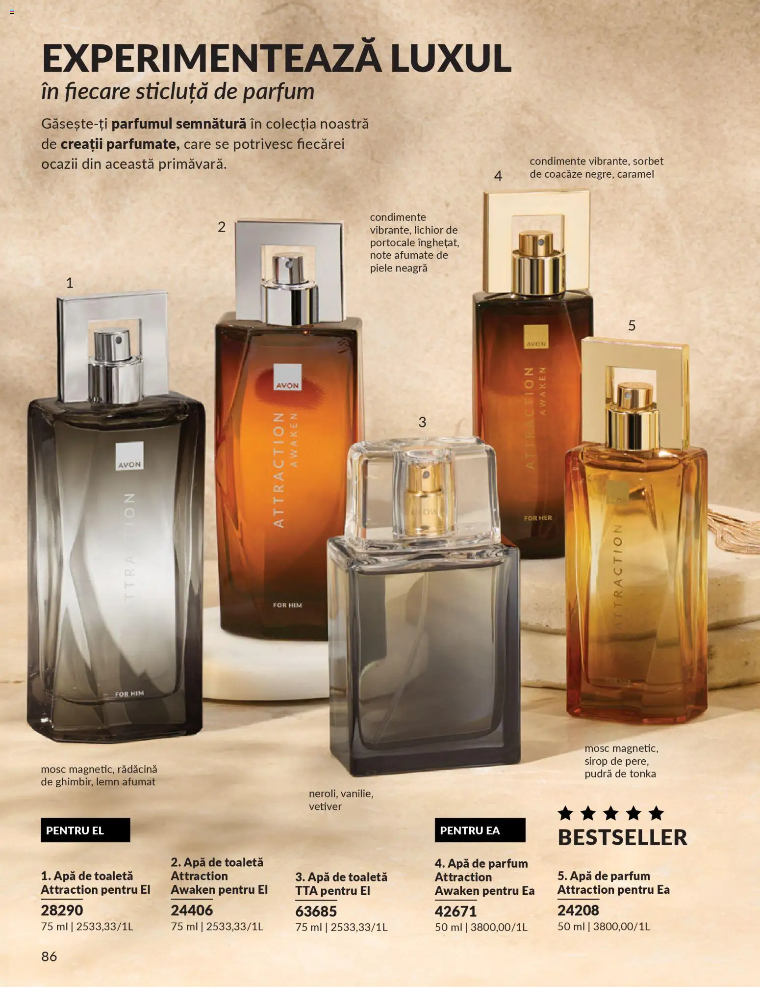 Noul catalog Avon – valabil de la 01.03.2026 | Pagină: 88 | Produse: Apă de toaletă, Pudră, Portocale, Apă