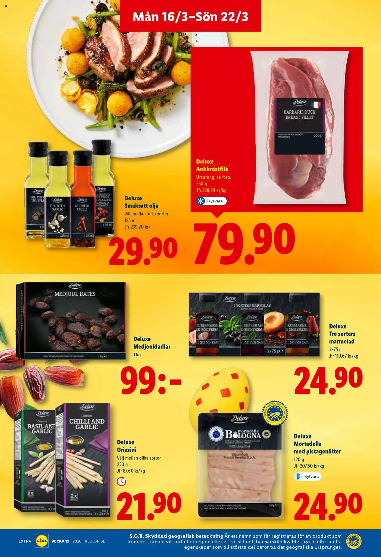 Lidl reklamblad aktuell från 16.03.2026 | Sida: 12 | Produkter: Ost, Olja