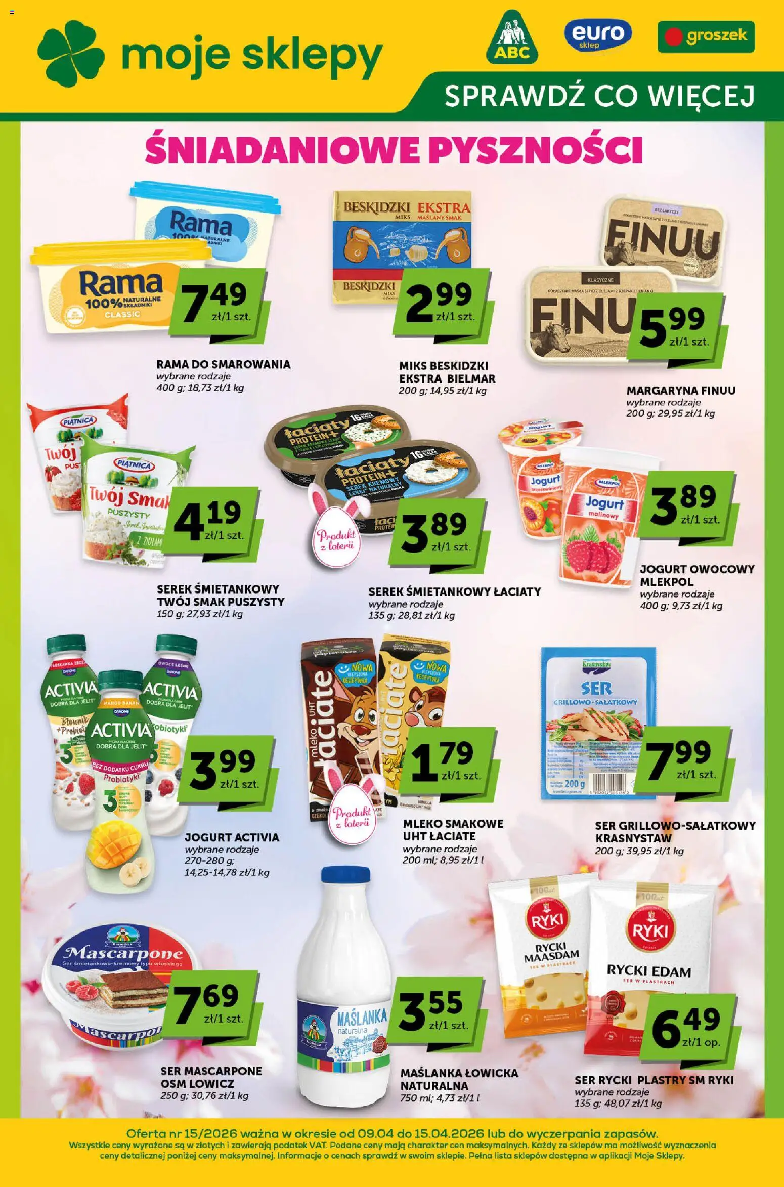 Groszek gazetka - Sprawdź, co więcej od 09.04.2026 | Strona: 1 | Produkty: Mango, Groszek, Mleko, Ser mascarpone