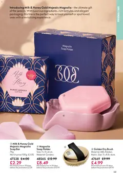 Preview of Oriflame - Offers valid from 25.03.2026 | Page: 119 | Products: Brush, Soap, Milk, Honey