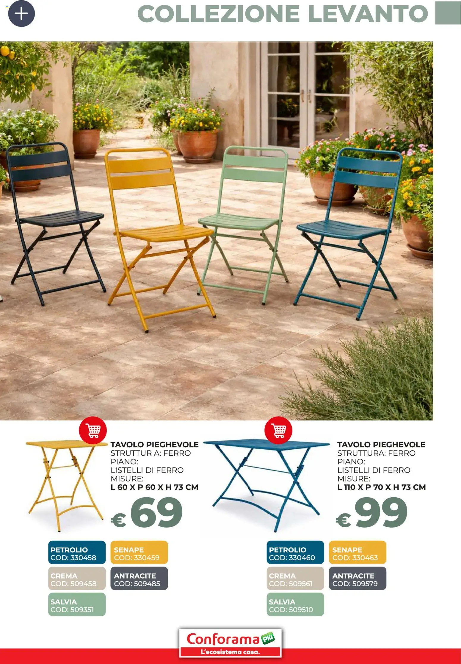 Volantino Conforama del 19.03.2026 | Pagina: 31 | Prodotti: Crema, Senape, Tavolo