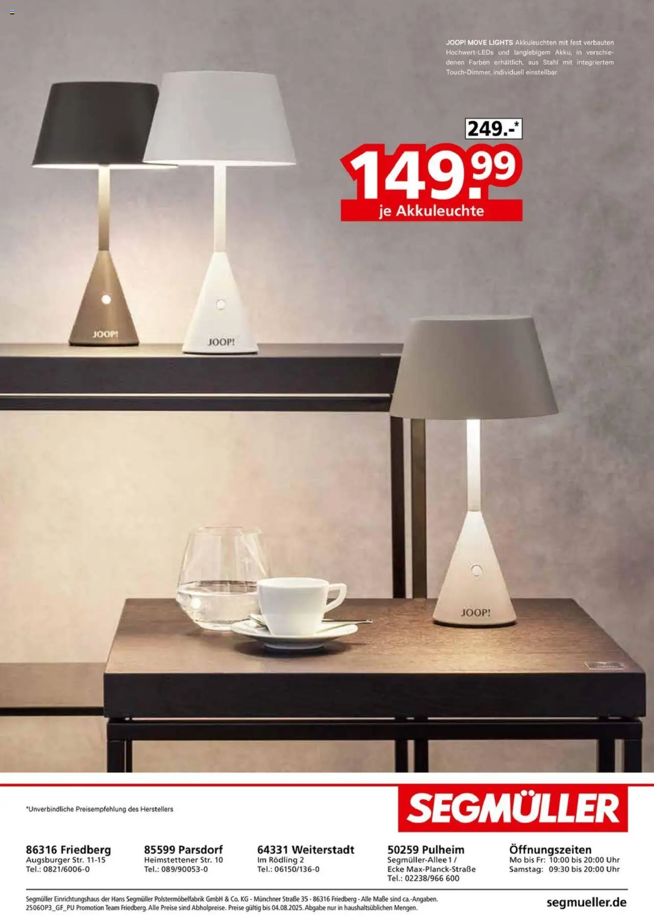 Segmüller - Home Collections - gültig ab dem 23.06.2025 | Seite: 14 | Produkte: Uhr