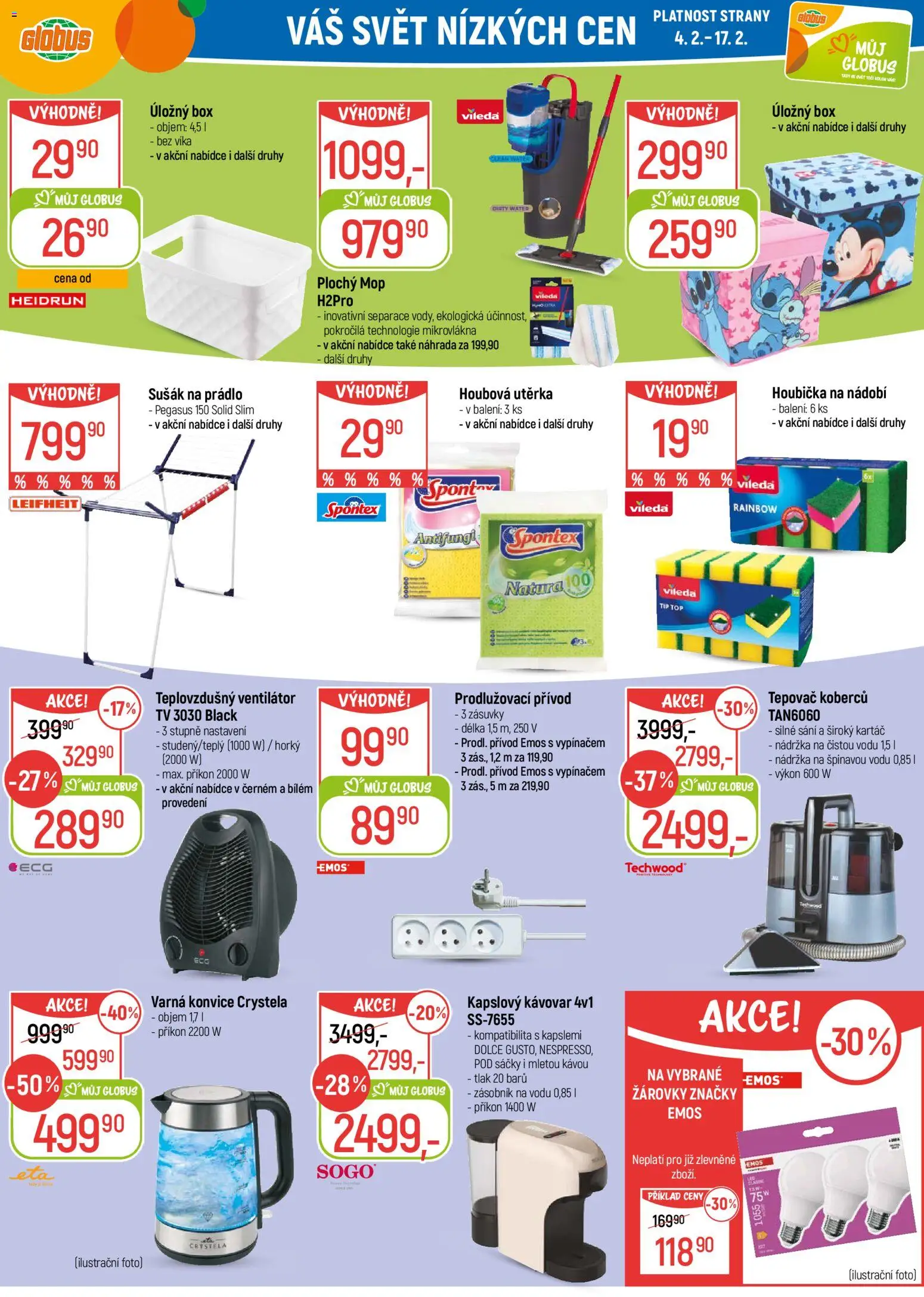 Globus leták - Praha-Štěrboholy od 04.02.2026 | Strana: 26 | Produkty: Globus, Box, Úložný box, Kartáč