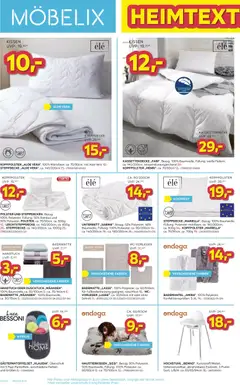Möbelix Heimtextilien-Woche ab 22.12.2025 gültig | Seite: 2 | Produkte: Bademantel, Kissen