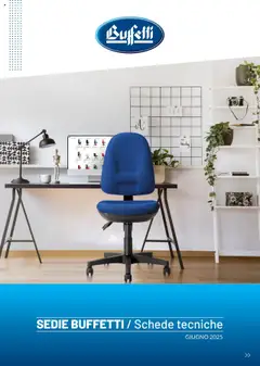 Anteprima del volantino Buffetti Sedie catalogo valido a partire dal 28.06.2025