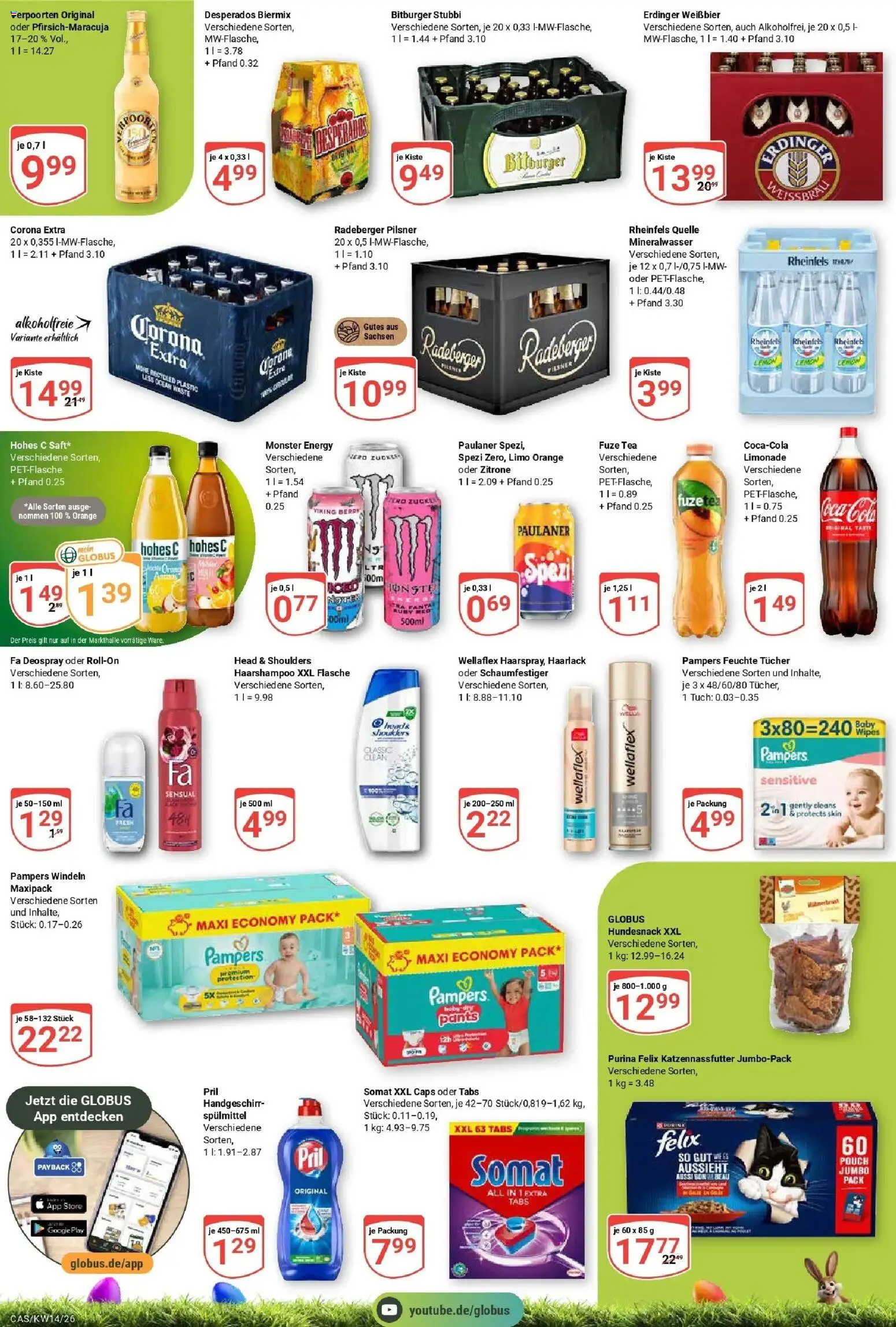 Globus prospekt Castrop-Rauxel	 – gültig ab 30.03.2026 | Seite: 11 | Produkte: Fuze tea, Erdinger, Zitrone, Pril