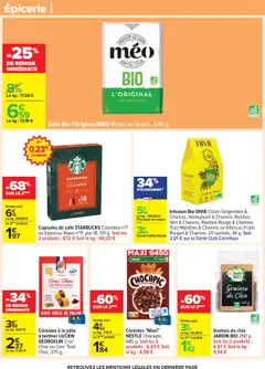  | Page: 27 | Produits: Citron, Chocapic, Pâte à tartiner, Gingembre